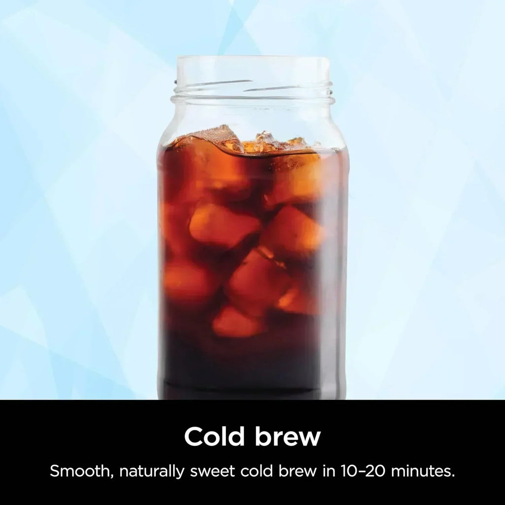 Extra Large Hot and Iced Coffee Maker with Fast Cold Brew 4 Brewing Methods 8 Sizes wourant