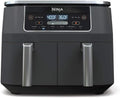 Ninja Foodi 6-in-1 FlexBasket Air Fryer with 7 QT MegaZone Basket Divider for Large Proteins wourant