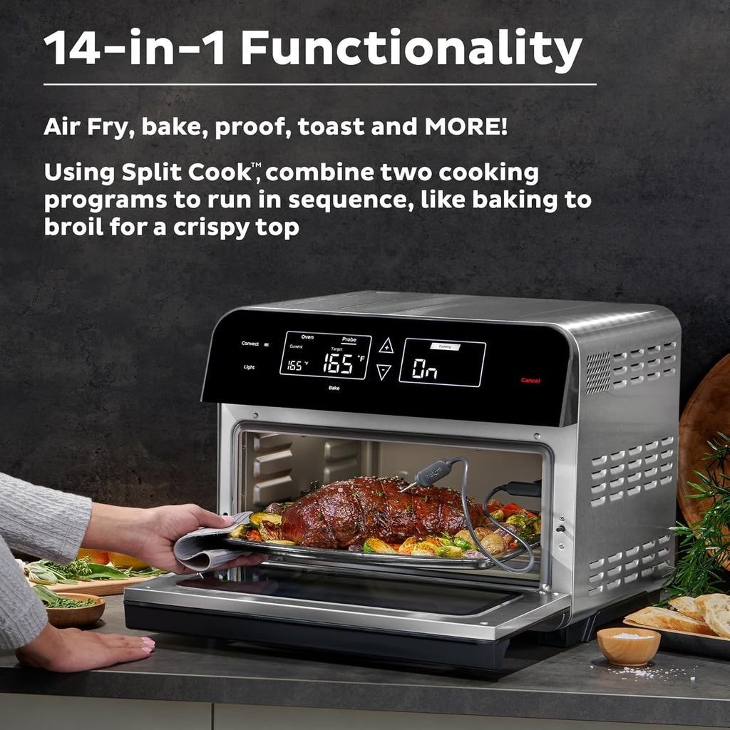 Instant Pot Omni Plus 19QT/18L Toaster Oven Air Fryer, 10-in-1 Functions, Fits 12" Pizza, Crisp, Broil, Bake, Roast, Toast, Warm, Convection, 100+ In-App Recipes, from the Makers of Instant Pot, Black wourant