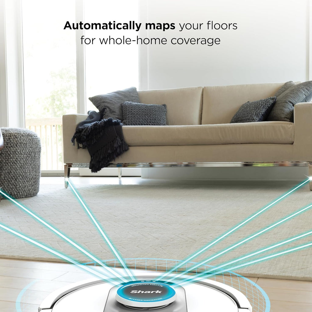 Voice Control Robot Vacuum with Matrix Clean Navigation, Home Mapping, 60-Day Capacity, XL Self-Empty Base for Homes with Pets, Carpet & Hard Floors, Cool Grey wourant