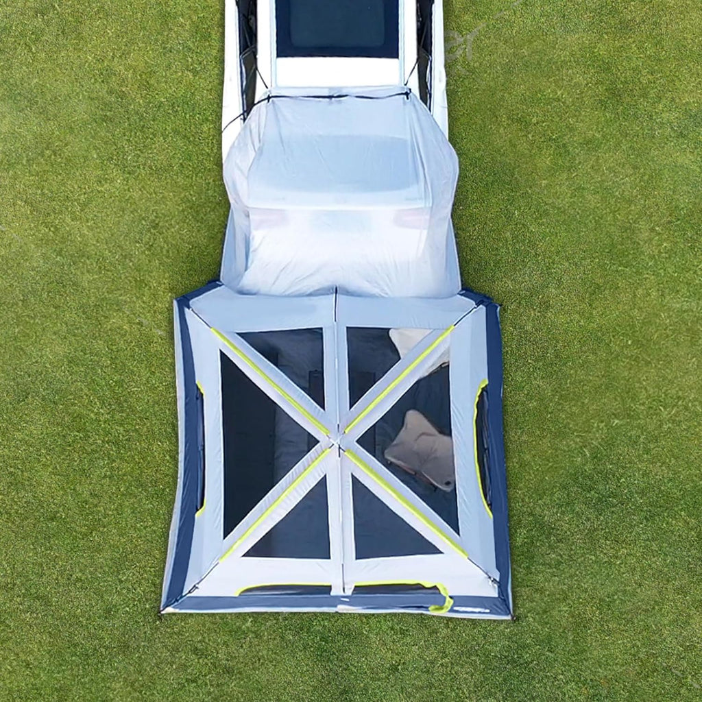 SUV Tent for Camping, 6-Person SUV Tailgate Tent - Easy Set Up with Rainfly, 10'x9'x78in(H) wourant