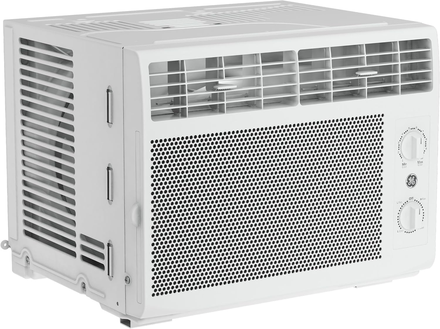 GE Window Air Conditioner Unit, 6,000 BTU for Small Rooms up to 250 sq ft. with Adjustable Fan and Cooling Settings, Perfect for Small Bedroom or Living Room, Easy Install Kit Included, White wourant