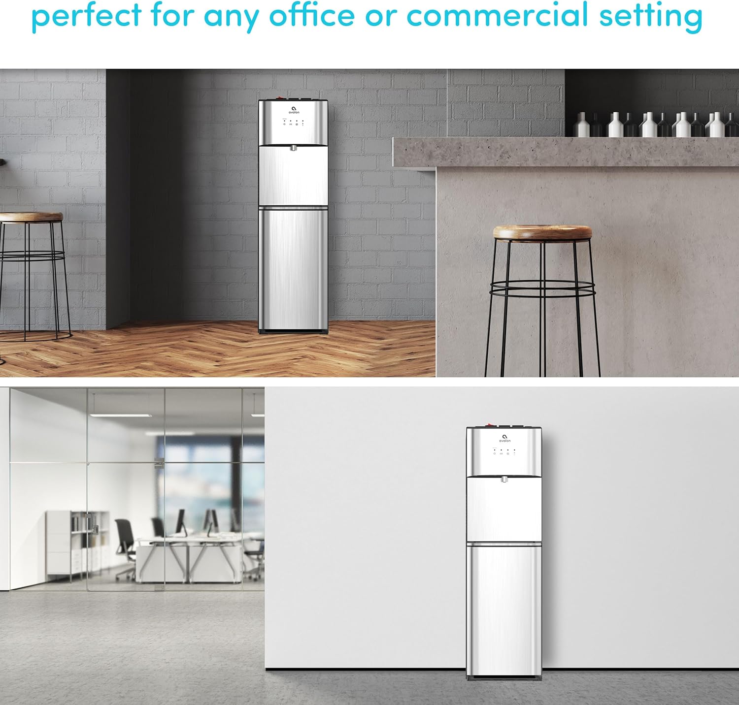 Avalon Self Cleaning Bottleless Water Cooler Water Dispenser 3 Temperature Settings wourant