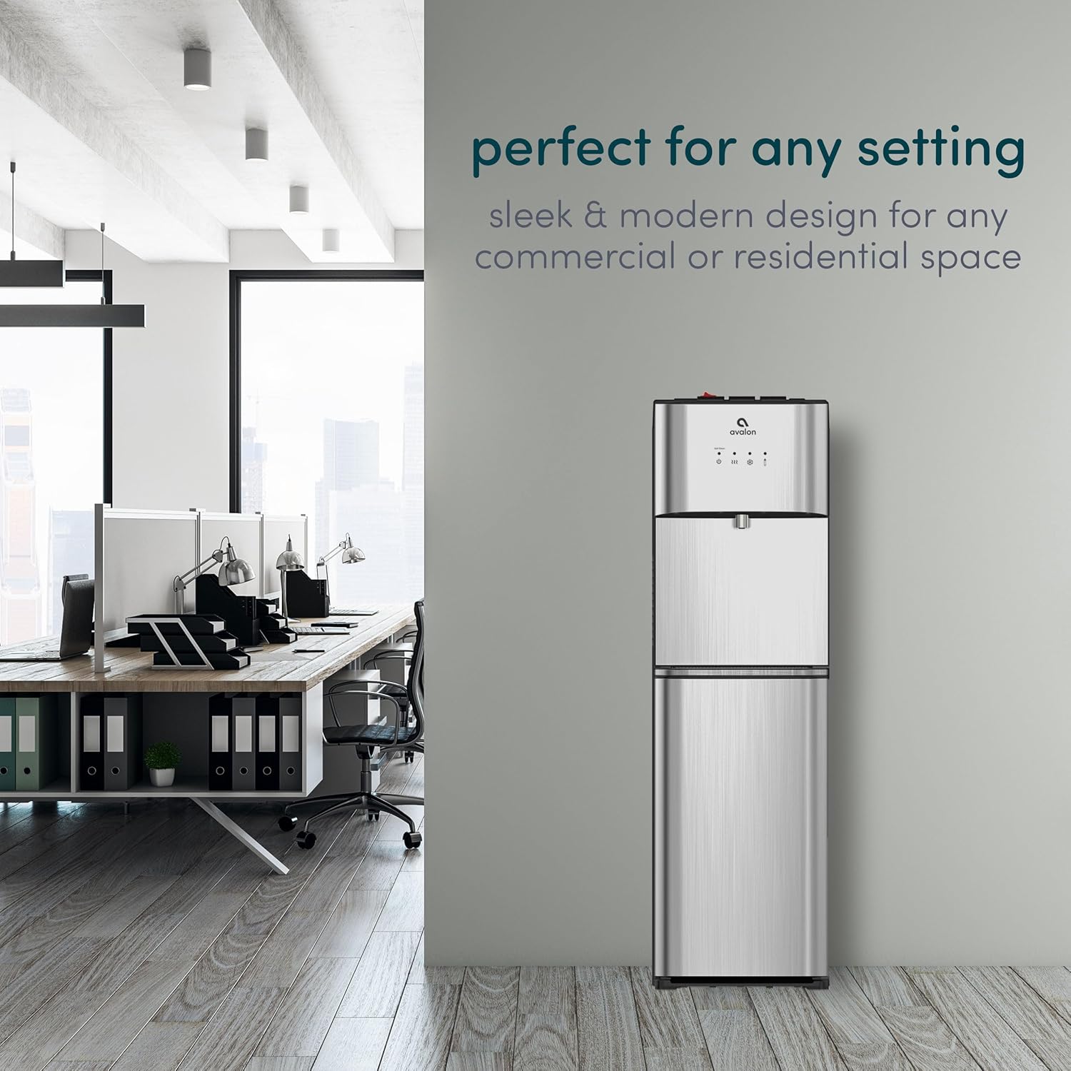 Avalon Limited Edition Self Cleaning Water Cooler Water Dispenser 3 Temperature Settings wourant