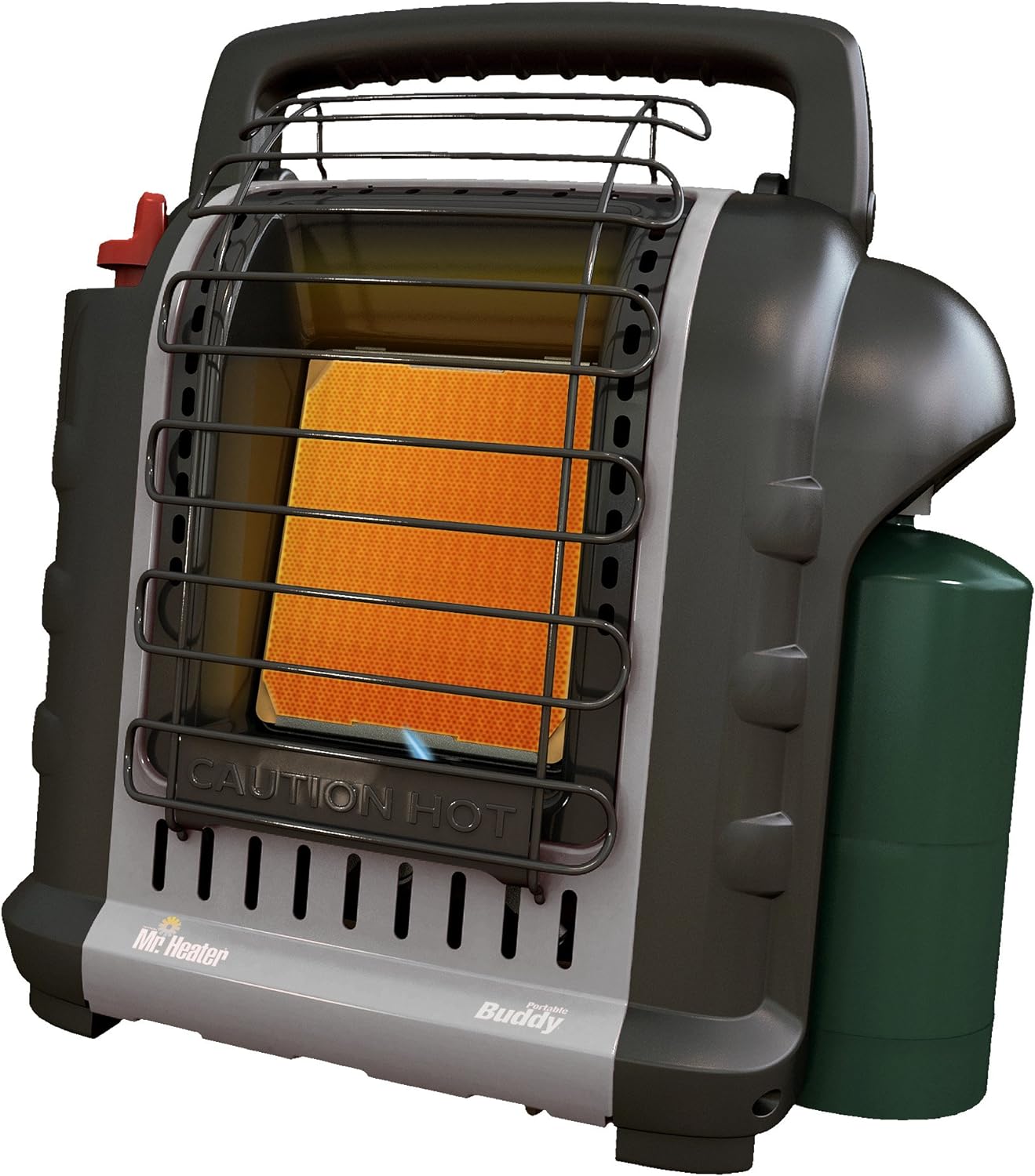 Portable Propane Radiant Heater, 4,000-9,000 BTU, for campers, workshops, patios, and more wourant