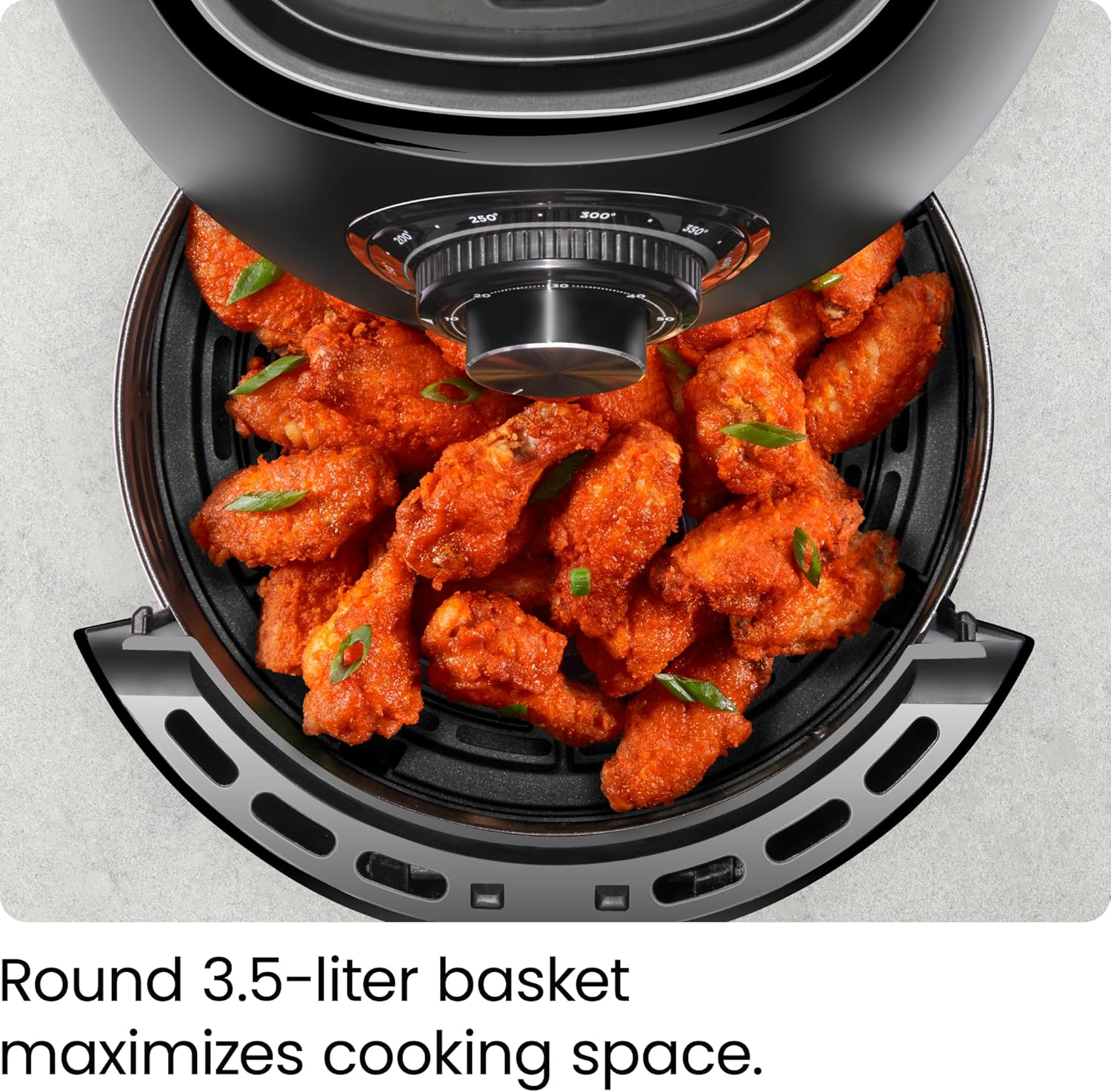 Chefman Compact 6.3-Quart Digital Air Fryer with Rotisserie, Dehydrator, and Convection Oven, 8 Touchscreen Presets wourant