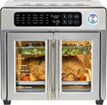 Extra Large French Door Air Fryer Toaster Oven Combo 24 Cooking Functions Digital Controls wourant