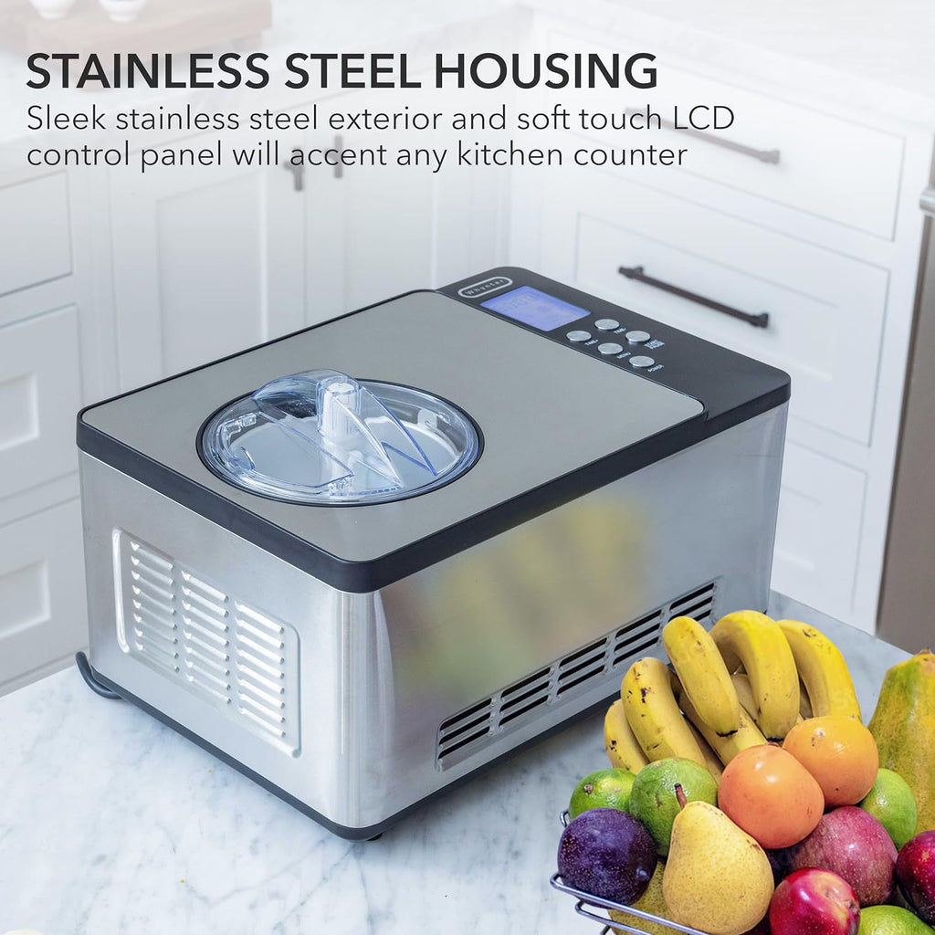 Whynter ICR-300SS 0.5-Quart Stainless Steel Rolled Ice Cream Maker With Compressor wourant