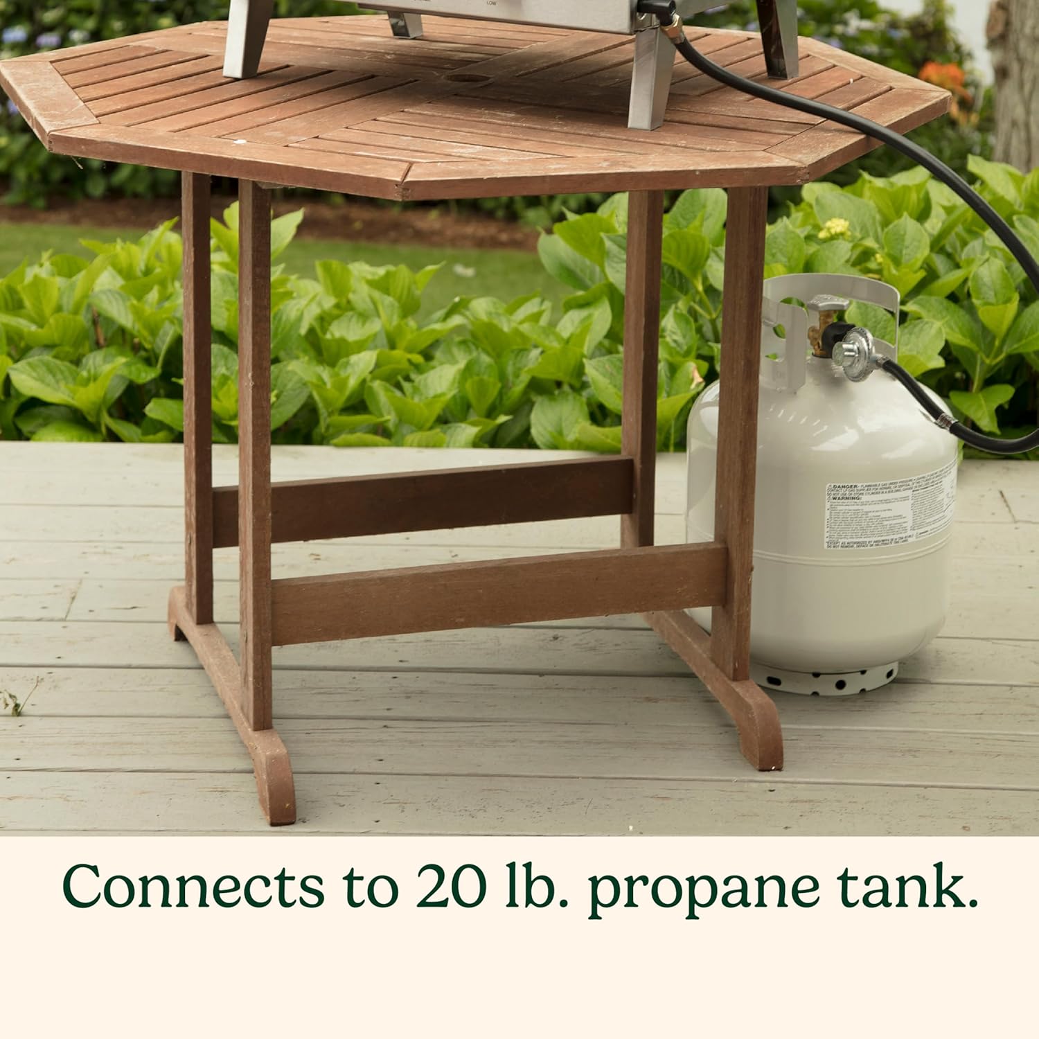 Cuisinart Chef's Style Tabletop Portable Propane Grill 20000 BTU 2-Burner Outdoor Gas Grill wourant
