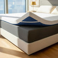 ViscoSoft 3 Inch Memory Foam Mattress Topper Queen - Select High Density Ventilated Mattress Pad - Premium Removable Rayon Cover woonhhop