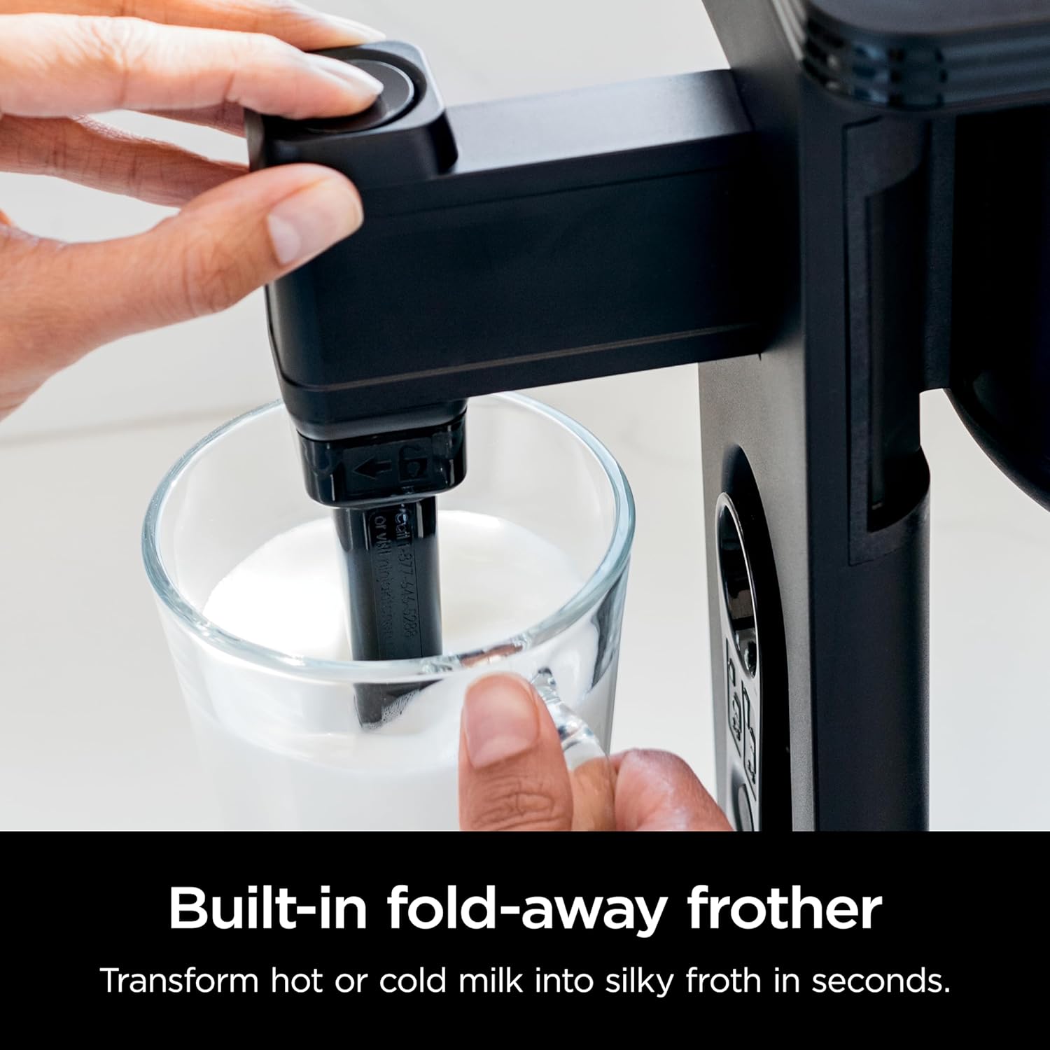 Ninja Hot & Iced XL Coffee Maker with Rapid Cold Brew, 4 Brew Styles, 8 Sizes Small Cup to Travel Mug, Single-Serve Coffee Brewer, 12-Cup Carafe, Permanent Filter, Removable Reservoir, Black, CM371 wourant