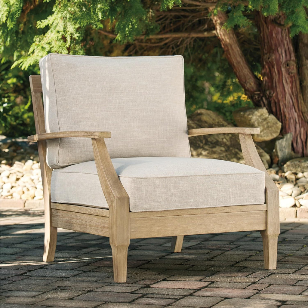 Coastal view outdoor terrace eucalyptus sofa wourant