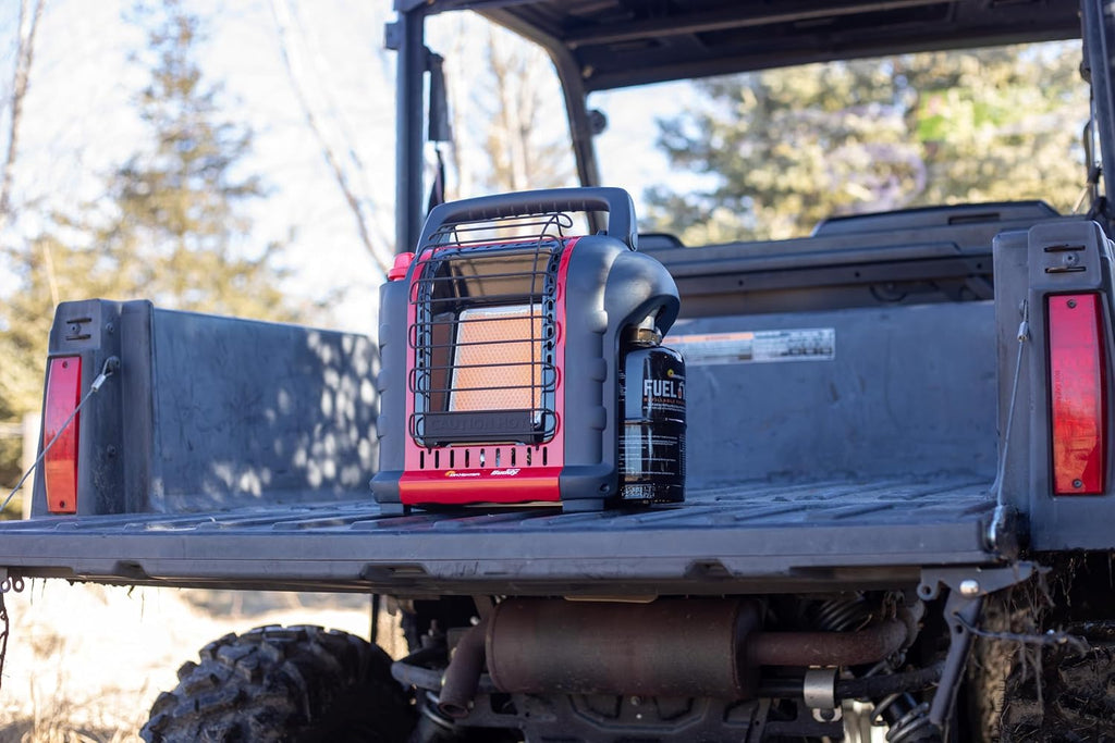 Portable Propane Radiant Heater, 4,000-9,000 BTU, for campers, workshops, patios, and more wourant