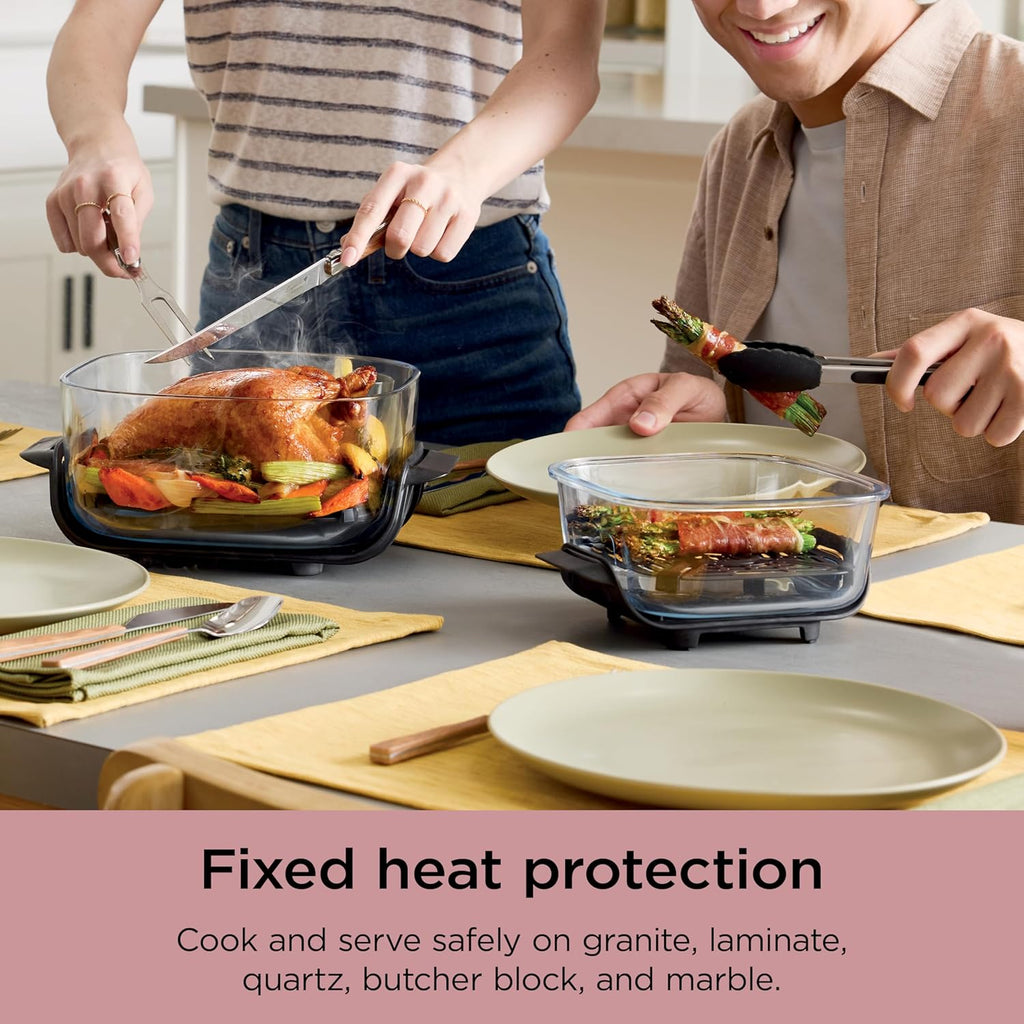 Ninja Crispi 4-in-1 Portable Glass Air Fryer Cooking System wourant