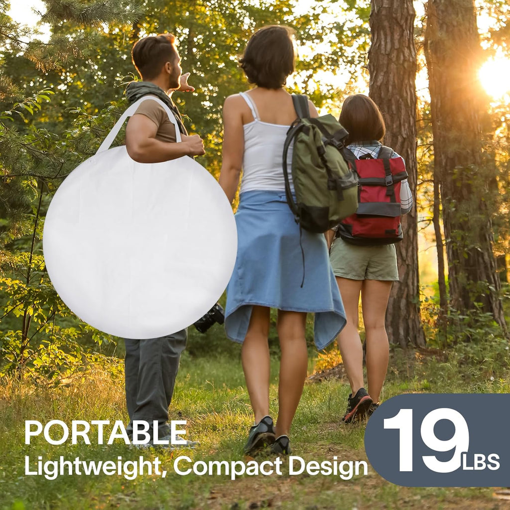 Screen gazebo, sleeps 6-10-15 people Igloo-style canopy tent with mosquito net on the sides Perfect for garden, patio, backyard wourant