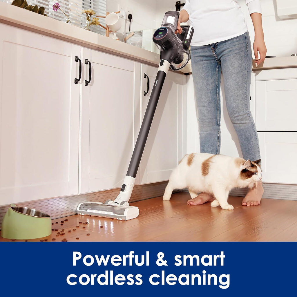 Cordless vacuum cleaner, smart stick handheld vacuum cleaner, strong suction, light weight, cordless handheld vacuum cleaner deep cleans hair, hard floors, carpets, cars wourant