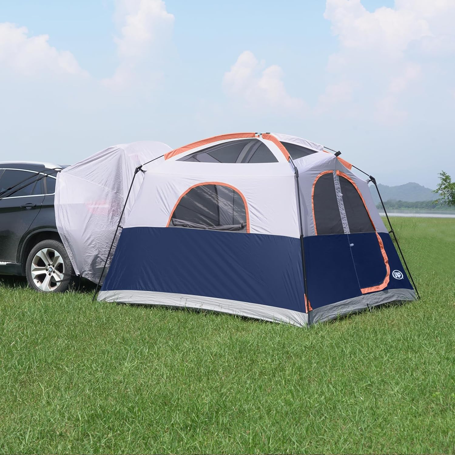 SUV Tent for Camping, 6-Person SUV Tailgate Tent - Easy Set Up with Rainfly, 10'x9'x78in(H) wourant