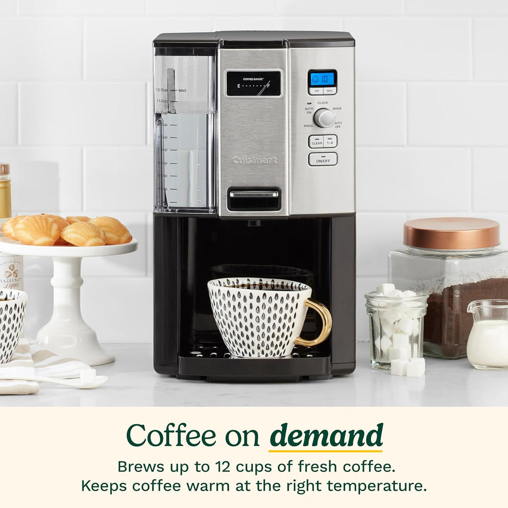 Cuisinart Coffee Maker, 12 Cup Programmable Drip, DCC-3000P1, Black wourant