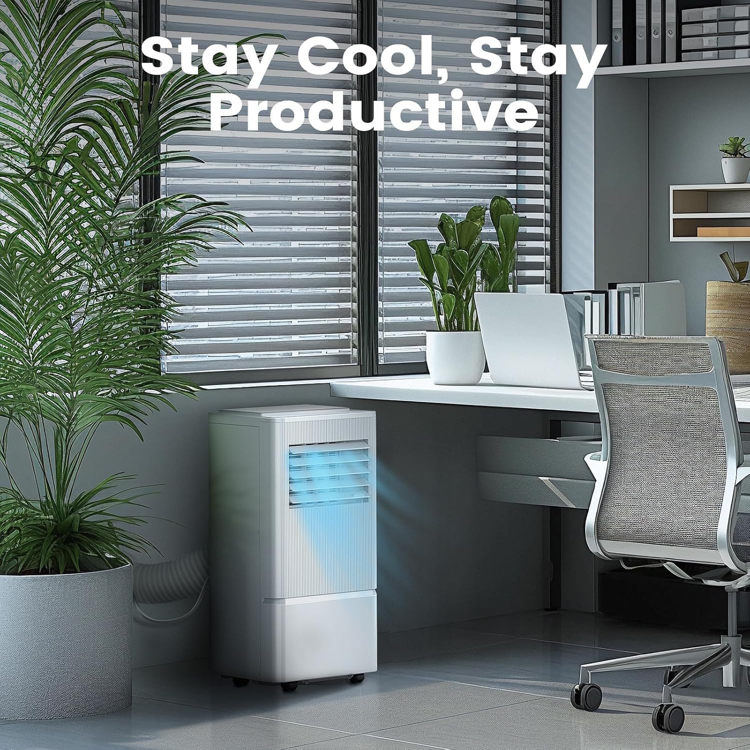 Air Choice Portable Air Conditioner, 10000 BTU Air Conditioner Portable for Room Up to 450 Sq.Ft, Remote Control, 24H Timer, Dehumidifier & Fan Modes, 3-in-1 AC Unit with Window Kit for Home Office wourant