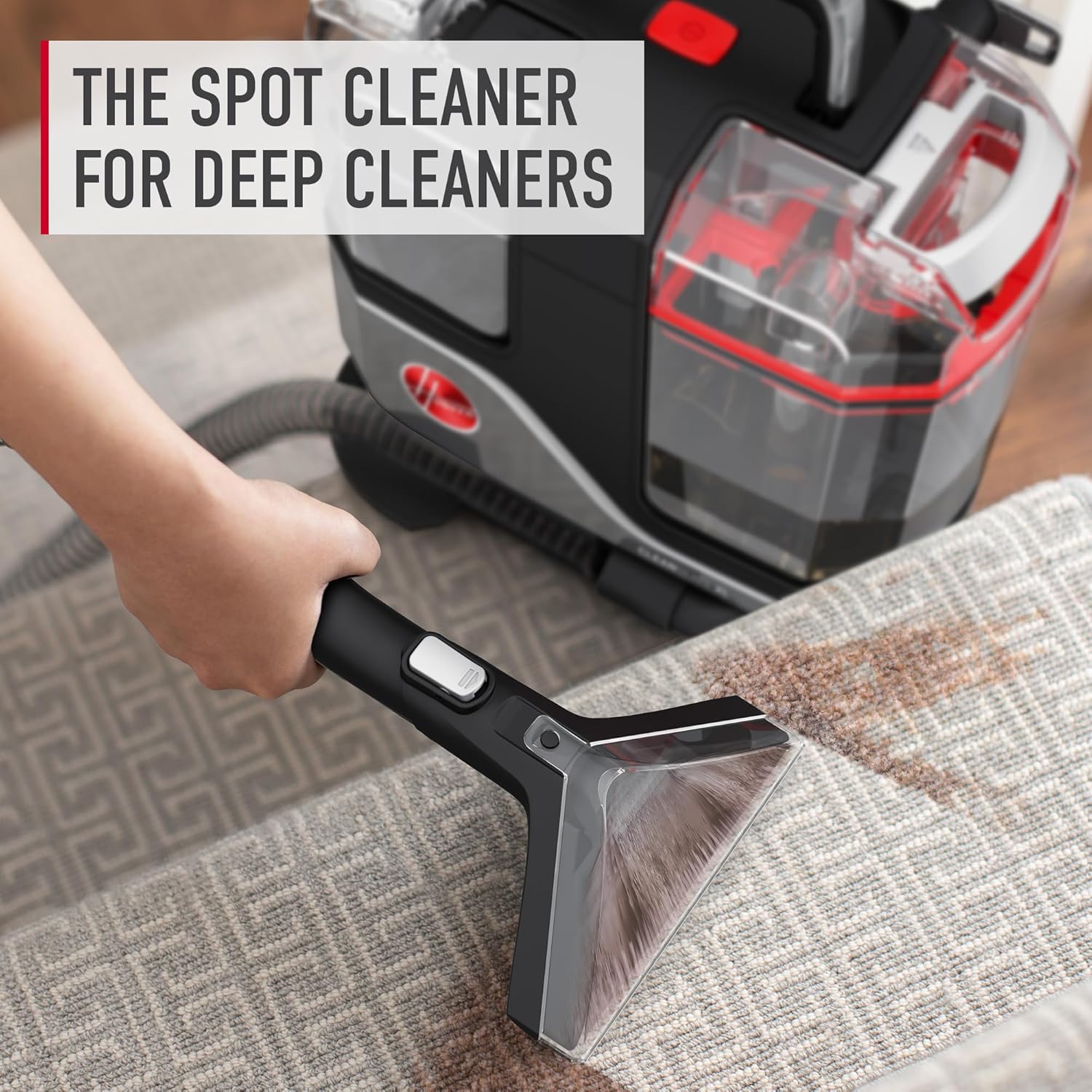 Hoover CleanSlate Plus Portable Carpet & Upholstery Spot Cleaner with Powerful Suction and Multiple Tools wourant