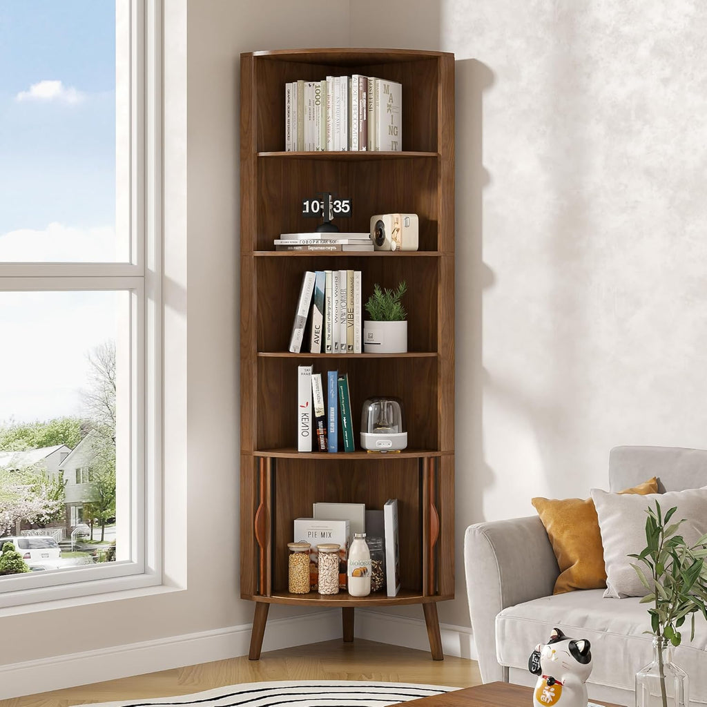Corner Cabinet, 66.73'' Tall Modern Corner Bathroom Storage Cabinet wourant