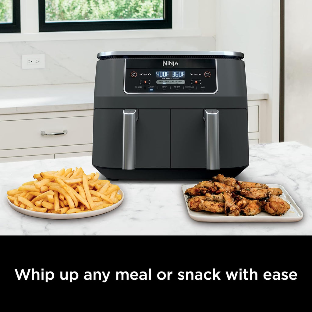 Ninja Foodi 6-in-1 FlexBasket Air Fryer with 7-Quart MegaZone and Basket Divider wourant