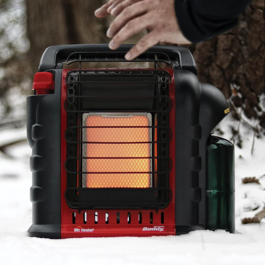 Portable Propane Radiant Heater, 4,000-9,000 BTU, for campers, workshops, patios, and more wourant
