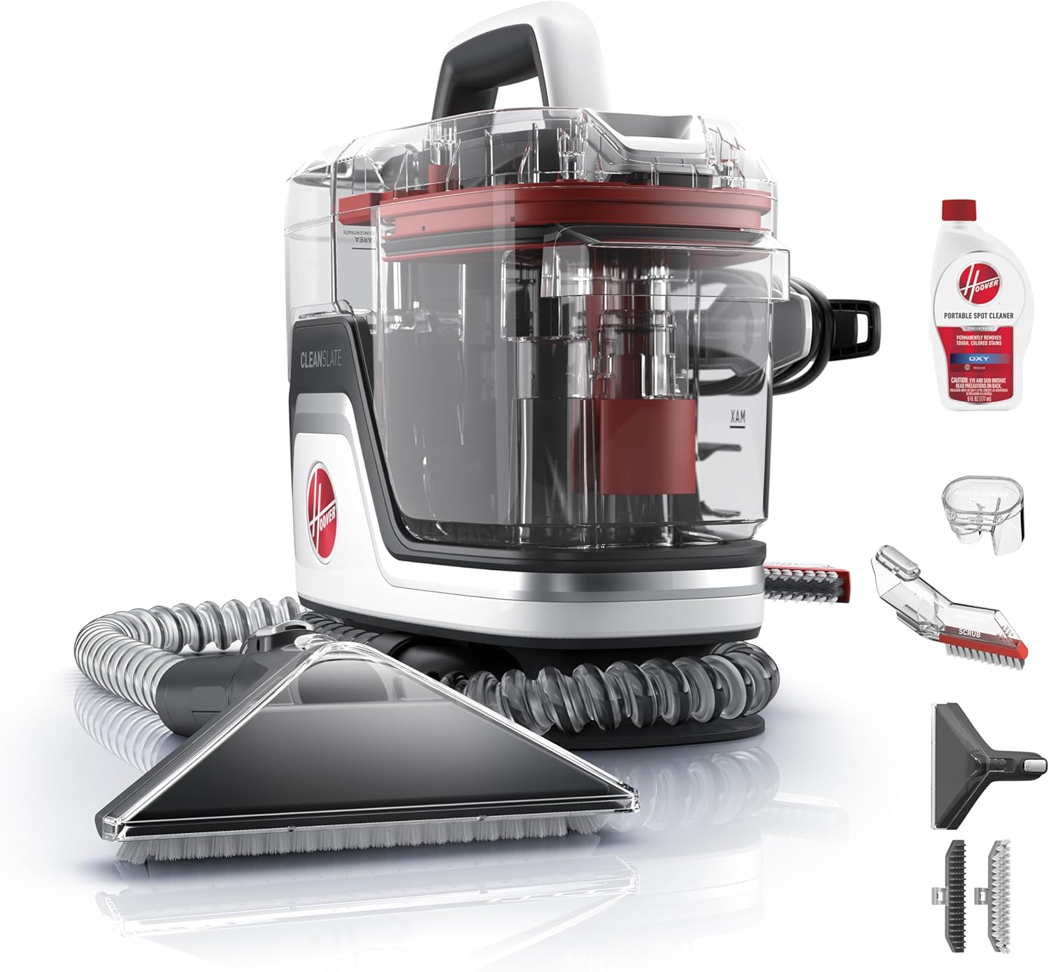 Hoover CleanSlate Plus Portable Carpet & Upholstery Spot Cleaner with Powerful Suction and Multiple Tools wourant