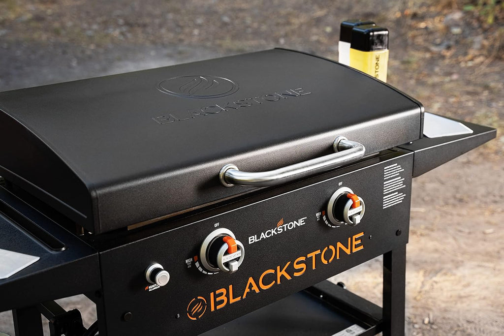 Blackstone 1883 Original 28 Griddle with Integrated Protective Hood Counter Height Side Shelves wourant