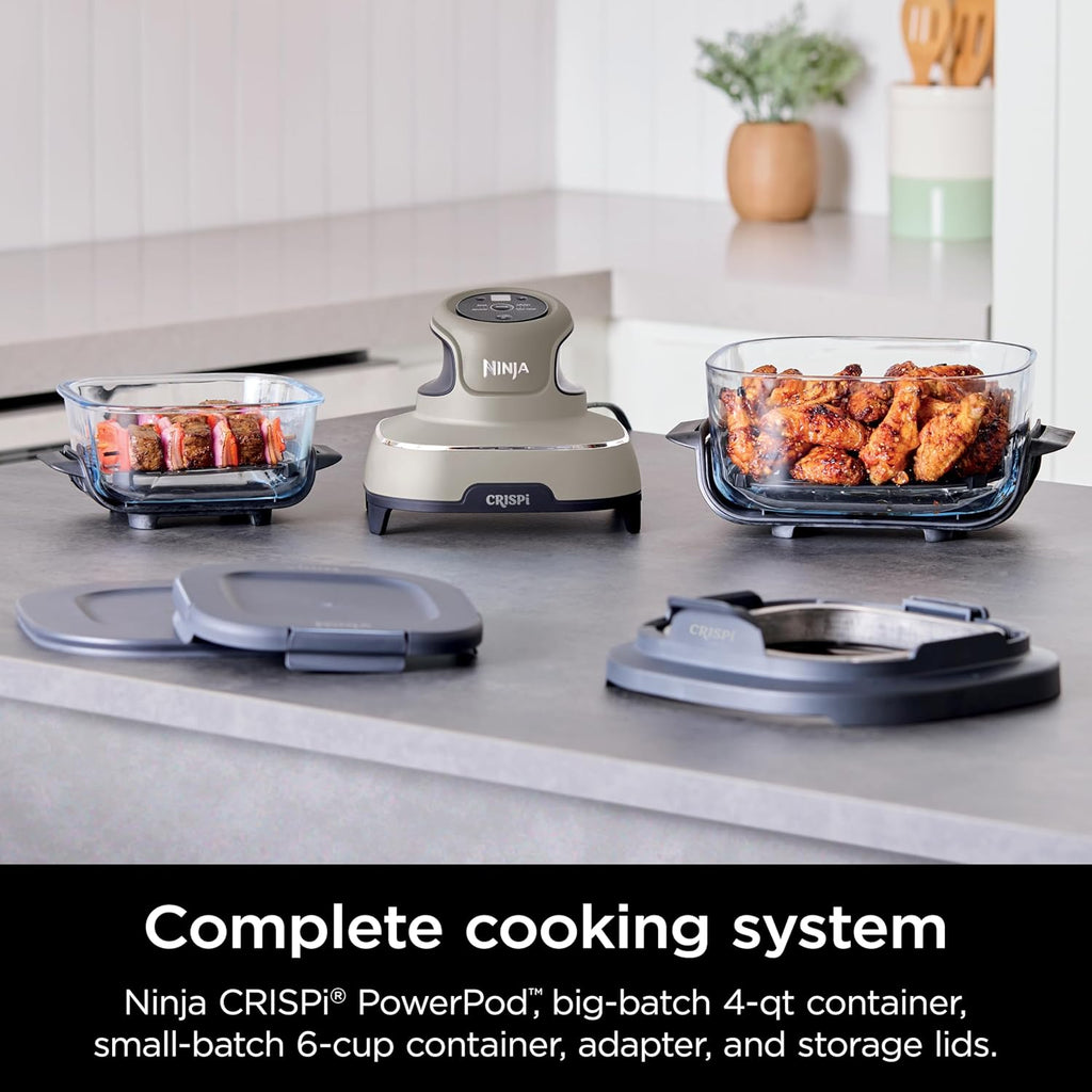 Ninja Crispi 4-in-1 Portable Glass Air Fryer Cooking System wourant