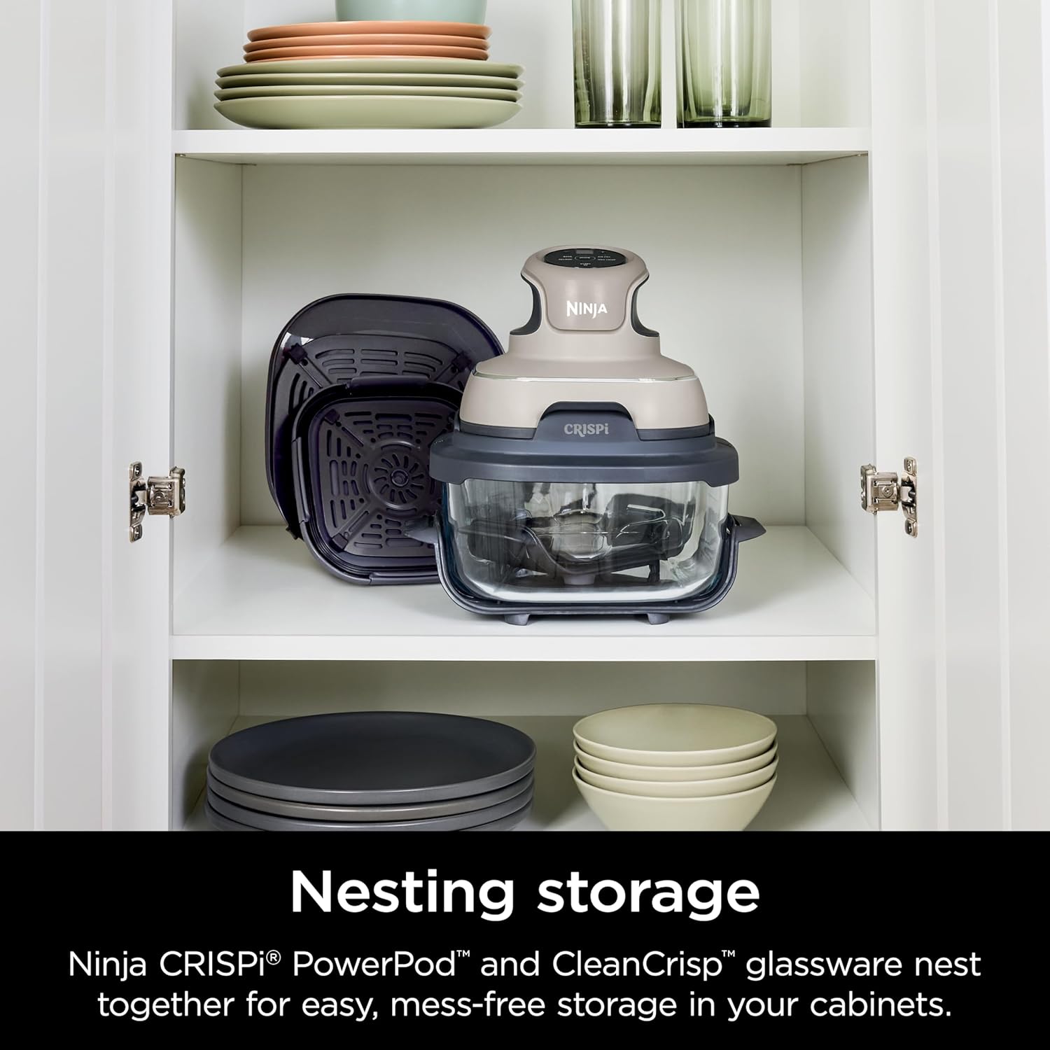 Ninja Crispi 4-in-1 Portable Glass Air Fryer Cooking System wourant