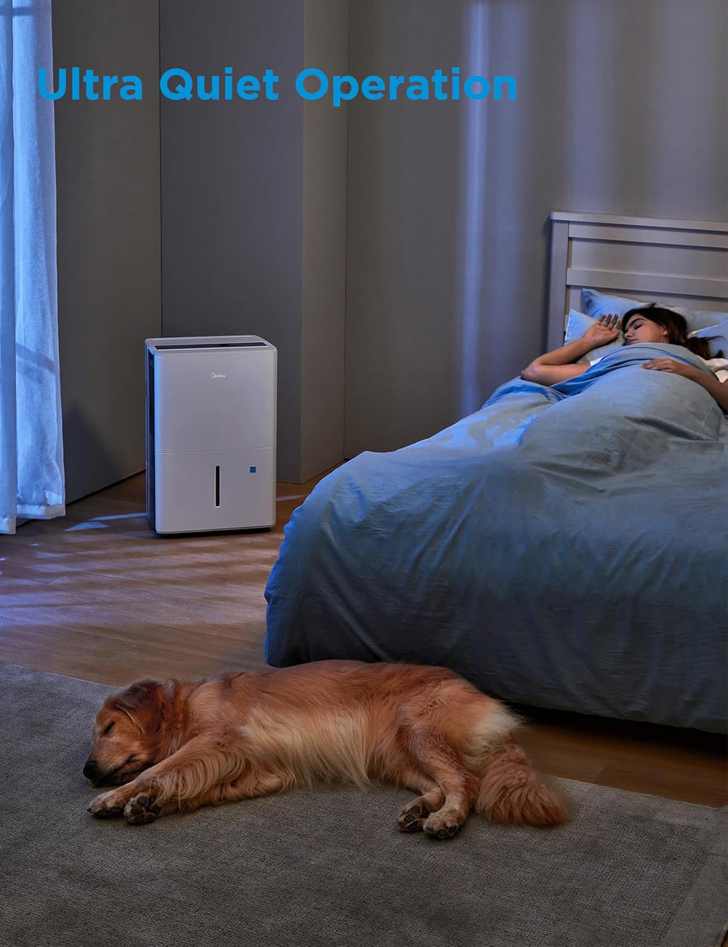 Midea 4,500 Sq. Ft. Dehumidifier With Pump Included, Energy Star Certified, 50 Pint - Ideal For Basements, Large & Medium Sized Rooms, And Bathrooms (White) wourant