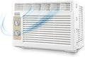BLACK+DECKER Window Air Conditioner 5000 BTU, Cools Up to 150 Square Feet, AC Unit with Mechanical Controls, Manual Fan Only and Cool Settings, BD05MWT6, White wourant