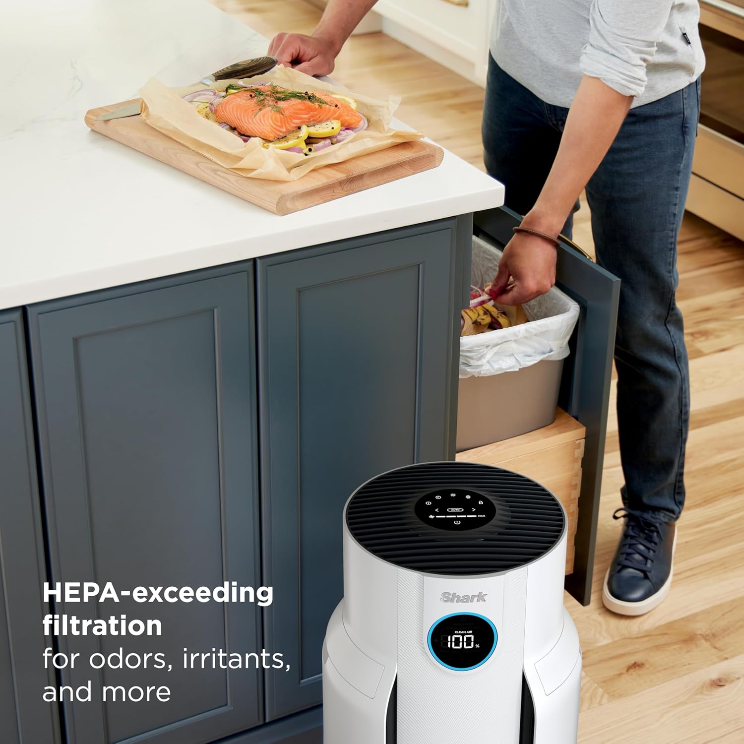 Air Purifier Compact Pro with Long-lasting HEPA Exceeding Filtration, For Pet Dander, Dust, Smoke, Allergens, Up to 250 sq. ft. wourant