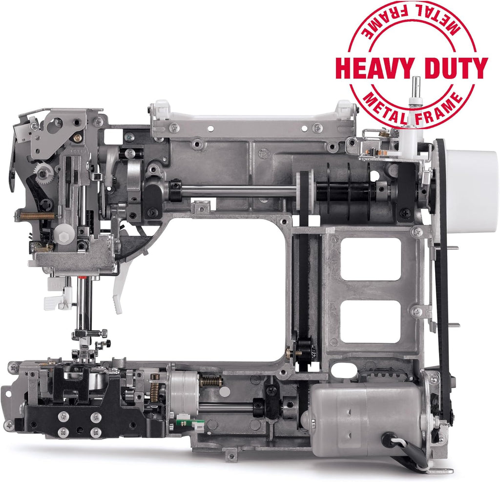 SINGER Heavy Duty 4452 High Speed Sewing Machine With Accessory Kit | Strong Motor with Enhanced Piercing Power, 110 Stitch Applications, Full Metal frame, 1-step Buttonhole & LED Lights wourant