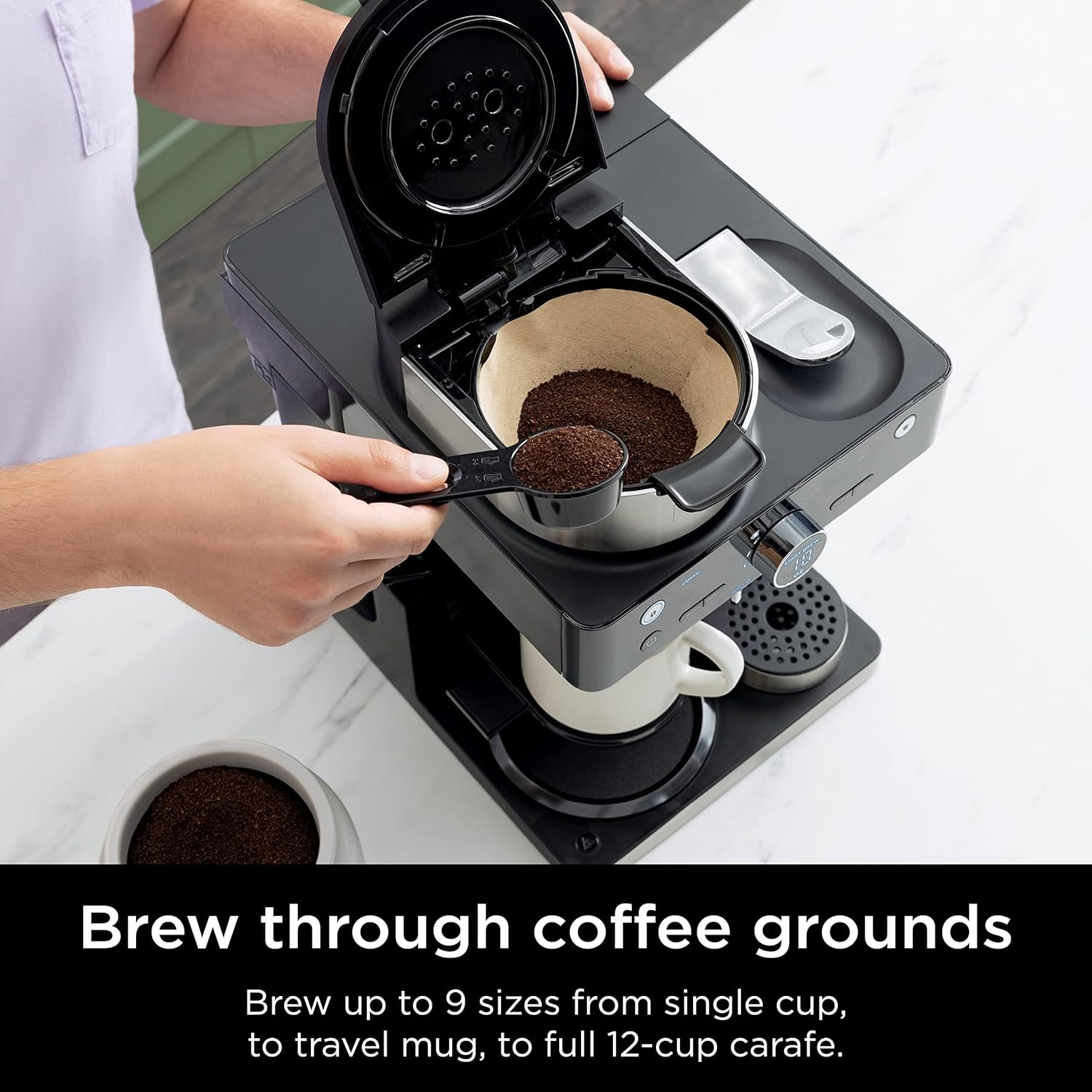 Ninja Espresso & Coffee Maker & Barista System 3 Espresso Brew Styles Single-Serve Coffee wourant