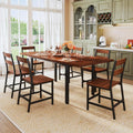Dining Table Set for 4 Extendable Kitchen Table Set Curved Backrest Dining Room Table wourant