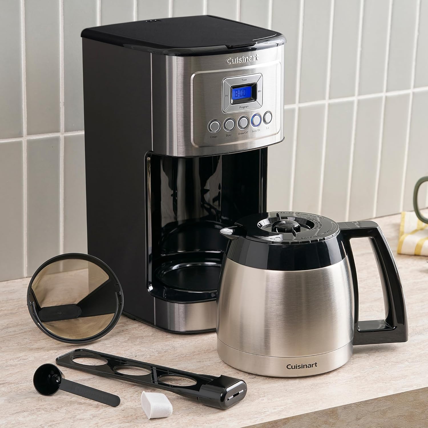 uisinart 12-Cup Coffee Maker, Programmable PerfecTemp Thermal Carafe Coffee Machine with 1-4 Cup Setting, Brew Strength Control and Brew Pause wourant