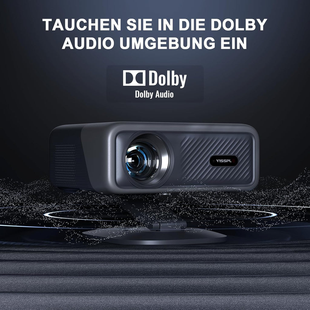 [Officially-Licensed APP & 2500 ANSI] 4K Projector with WiFi and Bluetooth,TOF Real-Time wourant