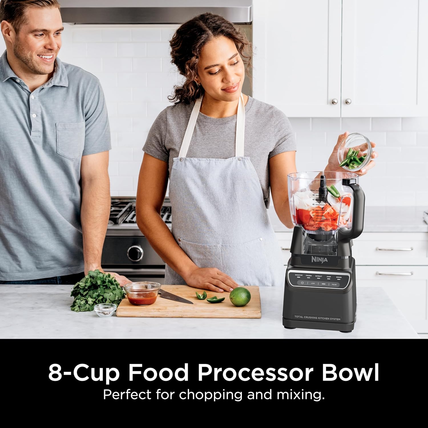 Ninja Mega Kitchen System, 1500-Watt, 72-Ounce Full-Size Blender and 8-Cup Food Processor with (2) 16-Ounce To-Go Cups wourant