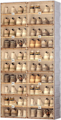 ANTBOX portable shoe rack organizer stackable sneaker storage cabinet wourant