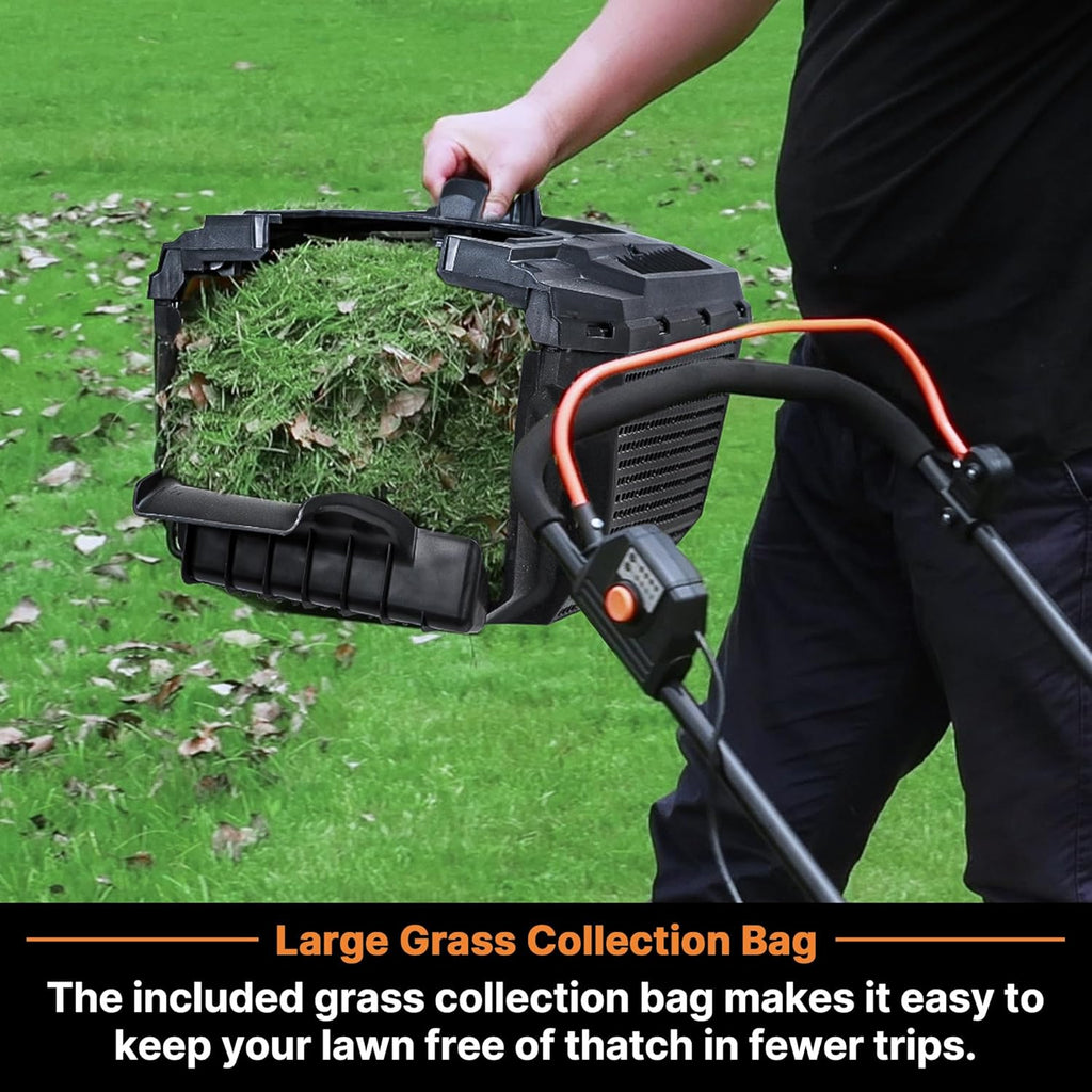 LawnMaster CLM2413A Cordless 13-Inch Lawn Mower 24V Max with 2X4.0Ah Battery and Charger wourant