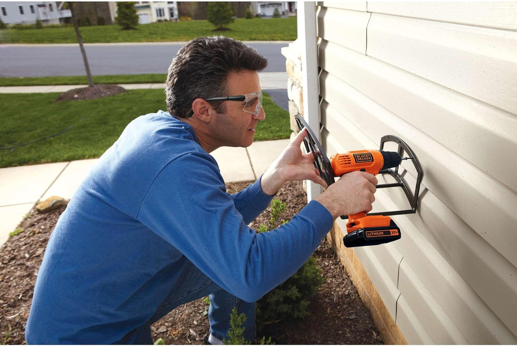 BLACK+DECKER 20V MAX POWERCONNECT Power Drill Cordless Drill Driver Electric Screwdriver with 30 Piece Bit Set and Drivers Kit, Battery and Charger Included (LD120VA) wourant