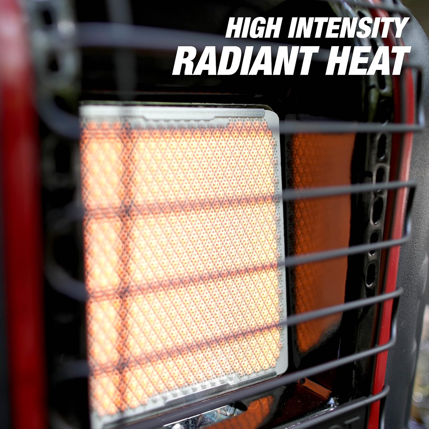 Portable Propane Radiant Heater, 4,000-9,000 BTU, for campers, workshops, patios, and more wourant