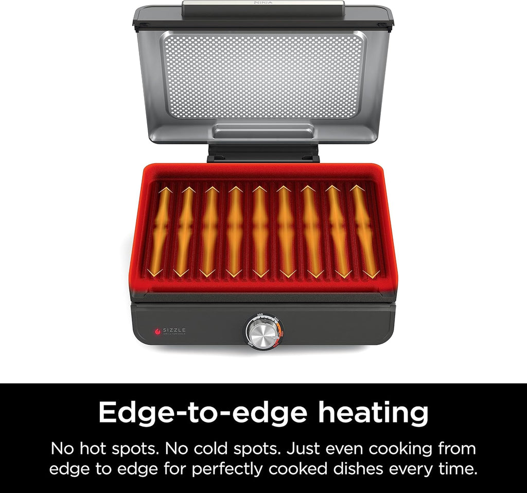 Griddle and Indoor Grill 14’ Electric Grill For Steak Burgers Salmon Veggies Pancake Griddle wourant