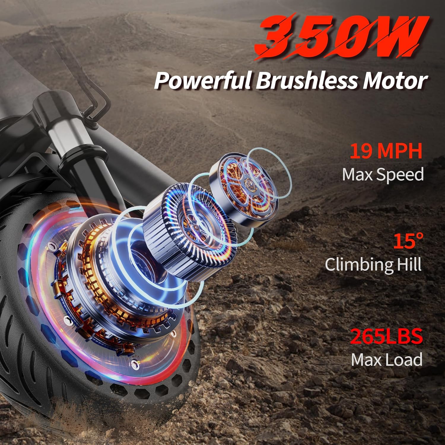 Electric Scooter, 350W/500W Motor, Top Speed 19/22 mph, Max 16/23/28Miles Ranges, Foldable E Scooter for Adults wourant