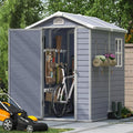 Aoxun Outdoor Storage Shed 5 x 3 ft. Resin Shed with Floor and Lockable Door wourant