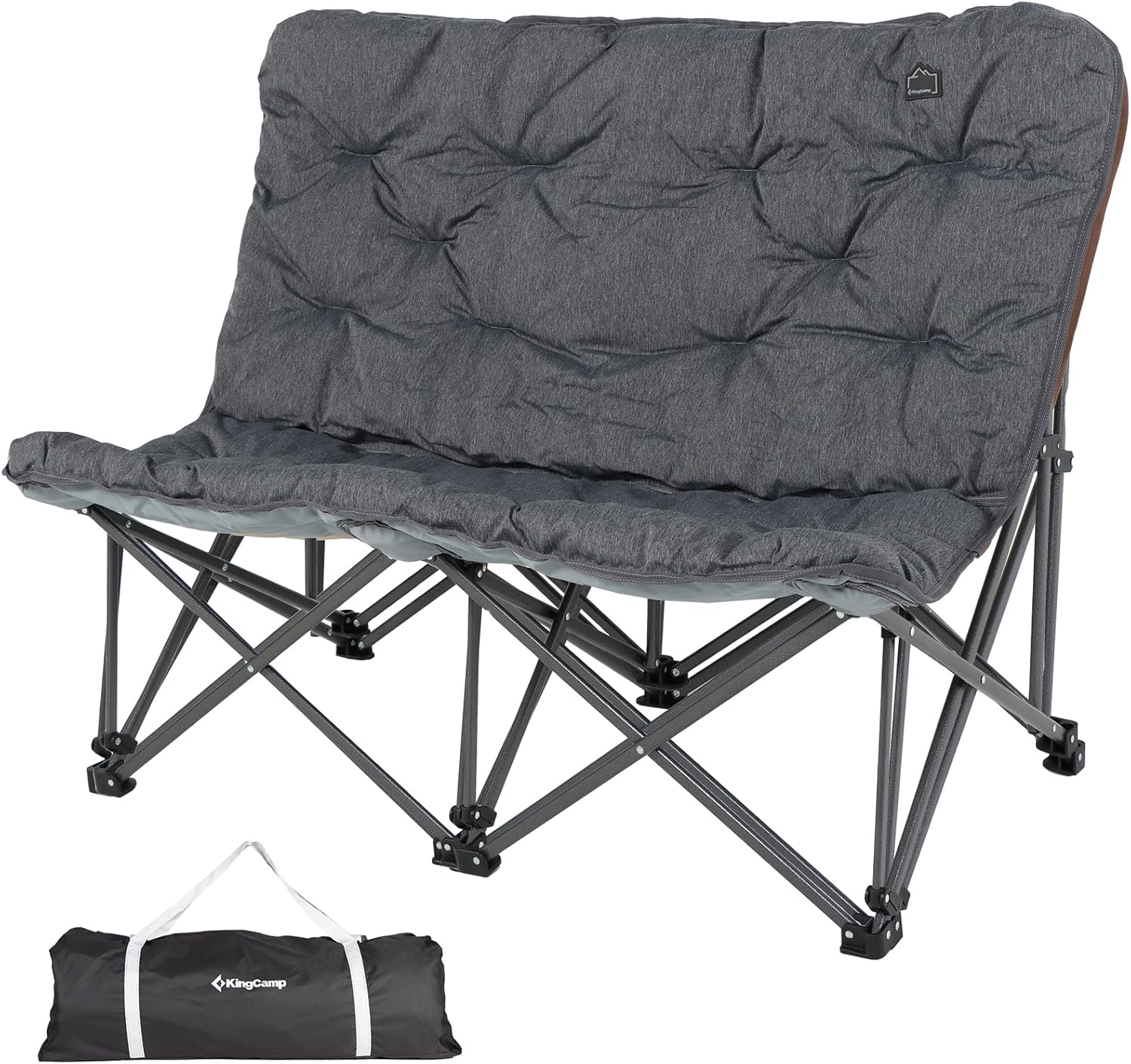 Butterfly chair, extra large thick comfortable camping chair, portable folding chair, 400 lb heavy duty seat wourant