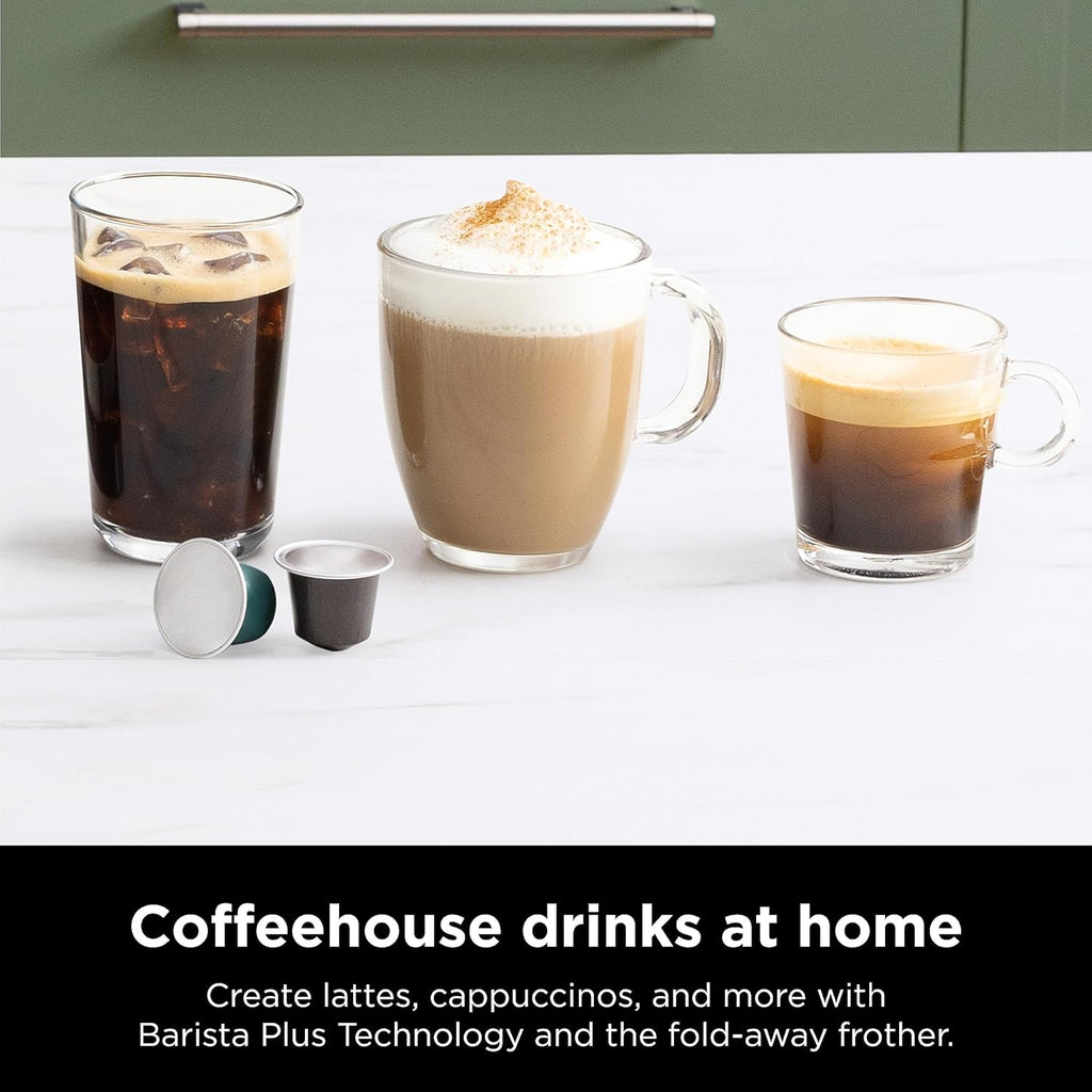 Ninja Espresso & Coffee Maker & Barista System 3 Espresso Brew Styles Single-Serve Coffee wourant