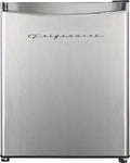 Frigidaire Upright Freezer, 6.5 cu. ft., Deep Freeze, Vinyl Coated Metal with Wire Shelving, Compact for Kitchen, RV, Dorm, Cabin, and Trailer, Platinum Design Series, Silver - 21D x 23W x 56H wourant